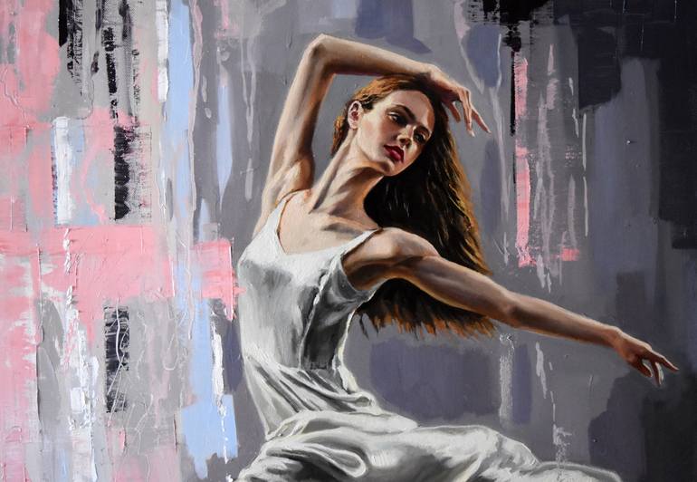 Original Expressionism Performing Arts Painting by Serghei Ghetiu