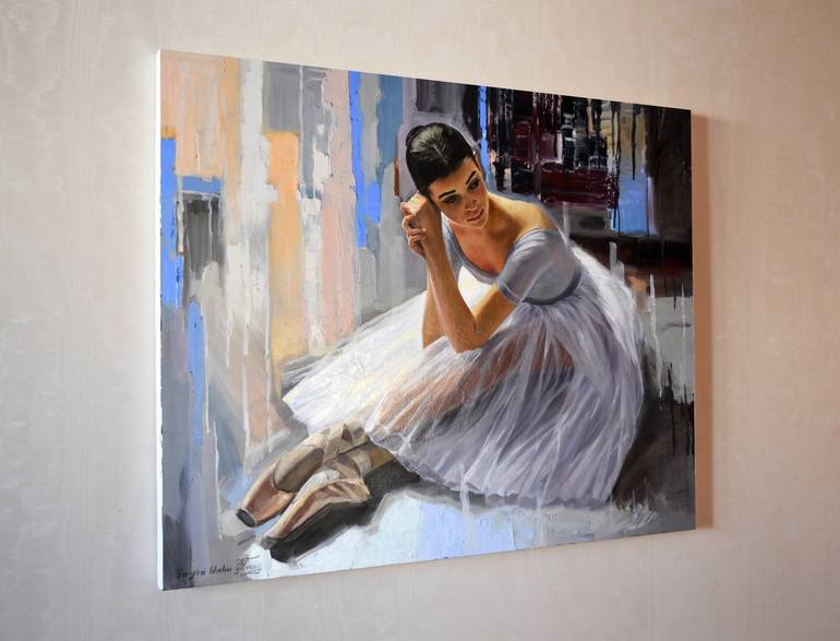 Original Contemporary Portrait Painting by Serghei Ghetiu