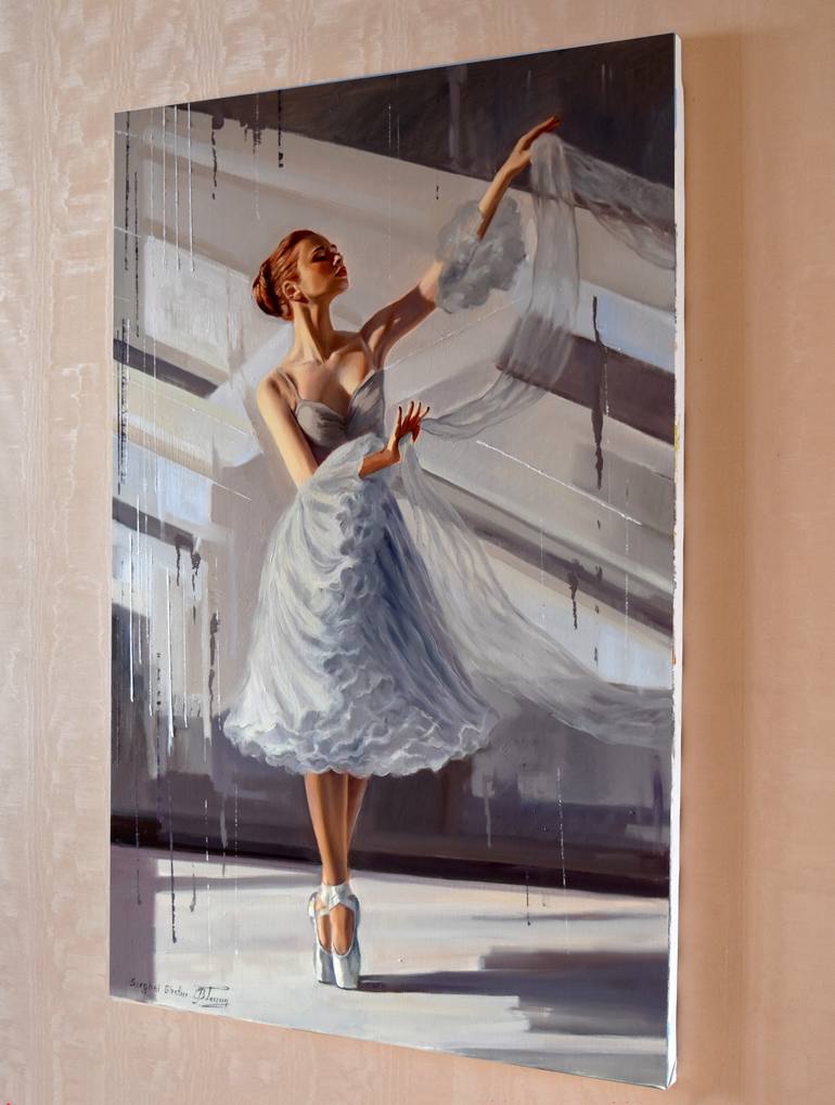 Original Figurative Performing Arts Painting by Serghei Ghetiu
