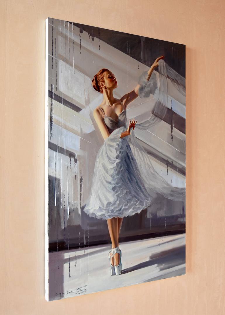 Original Figurative Performing Arts Painting by Serghei Ghetiu