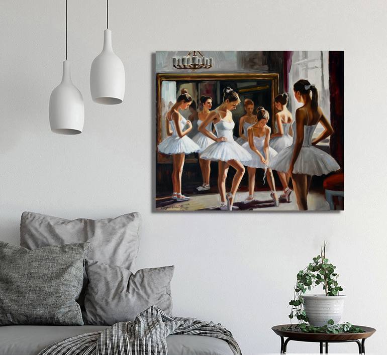 Original Figurative People Painting by Serghei Ghetiu