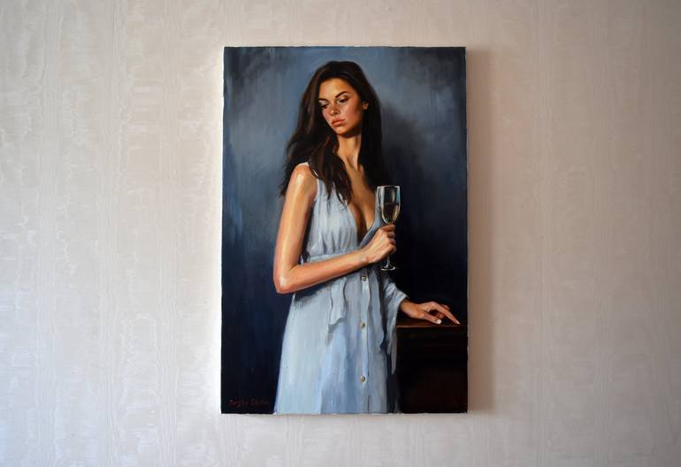 Original Figurative People Painting by Serghei Ghetiu