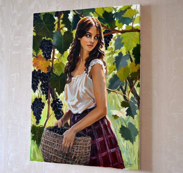 Original Figurative Women Painting by Serghei Ghetiu