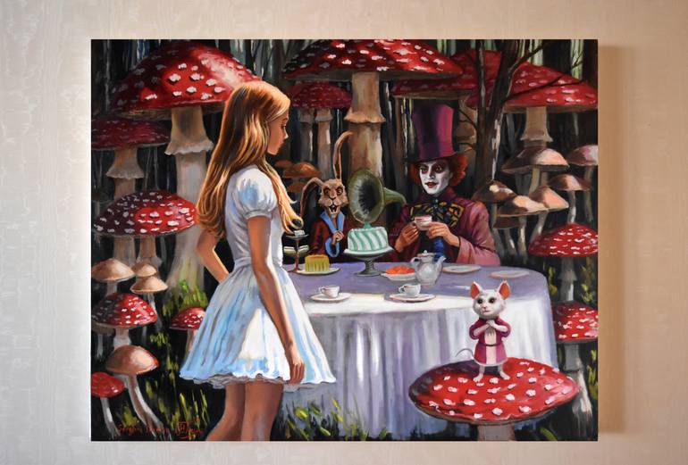 Original Figurative Fantasy Painting by Serghei Ghetiu