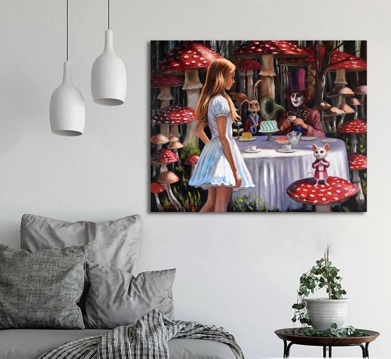 Original Figurative Fantasy Painting by Serghei Ghetiu