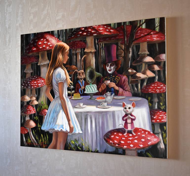 Original Figurative Fantasy Painting by Serghei Ghetiu