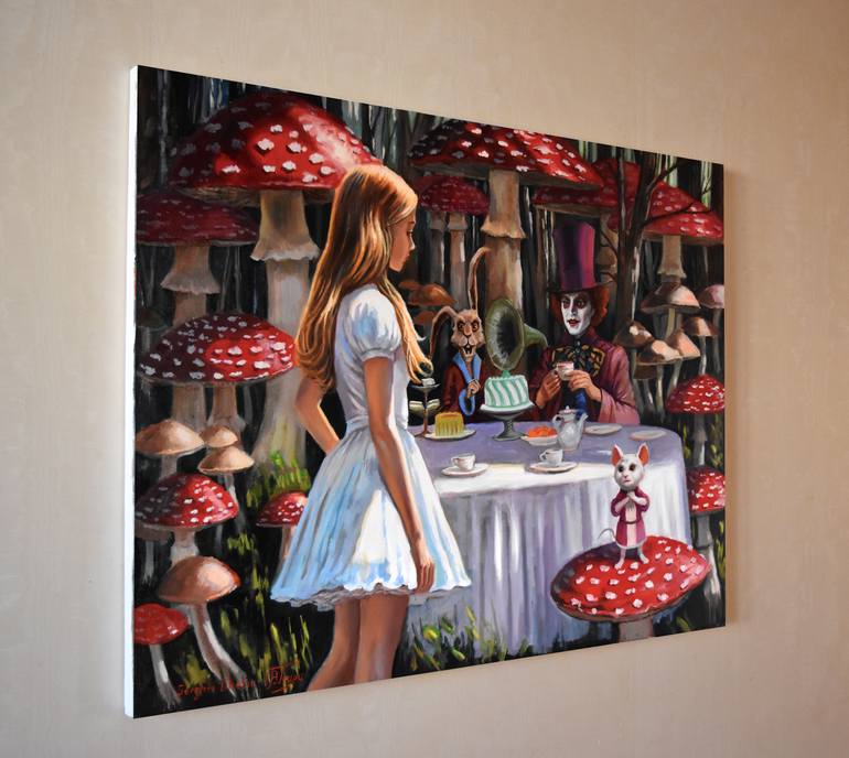 Original Figurative Fantasy Painting by Serghei Ghetiu