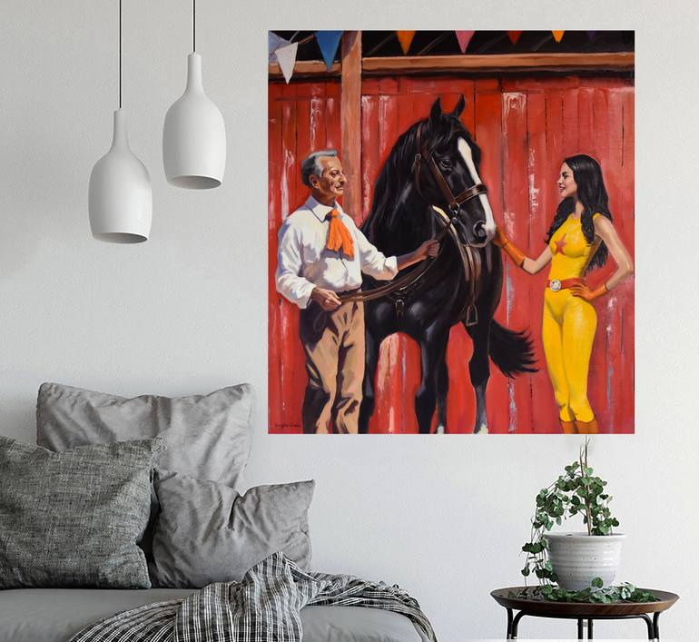 Original Impressionism People Painting by Serghei Ghetiu