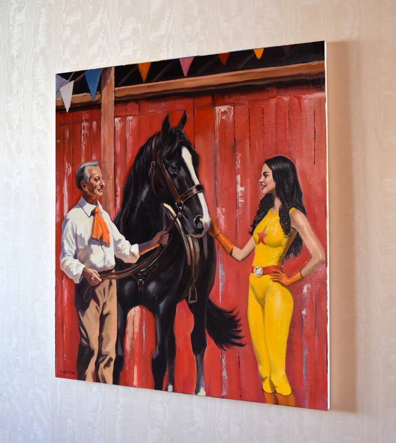 Original Impressionism People Painting by Serghei Ghetiu