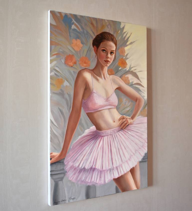 Original Figurative Women Painting by Serghei Ghetiu
