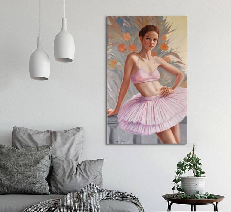Original Figurative Women Painting by Serghei Ghetiu