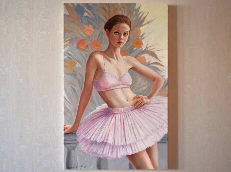 Original Figurative Women Painting by Serghei Ghetiu