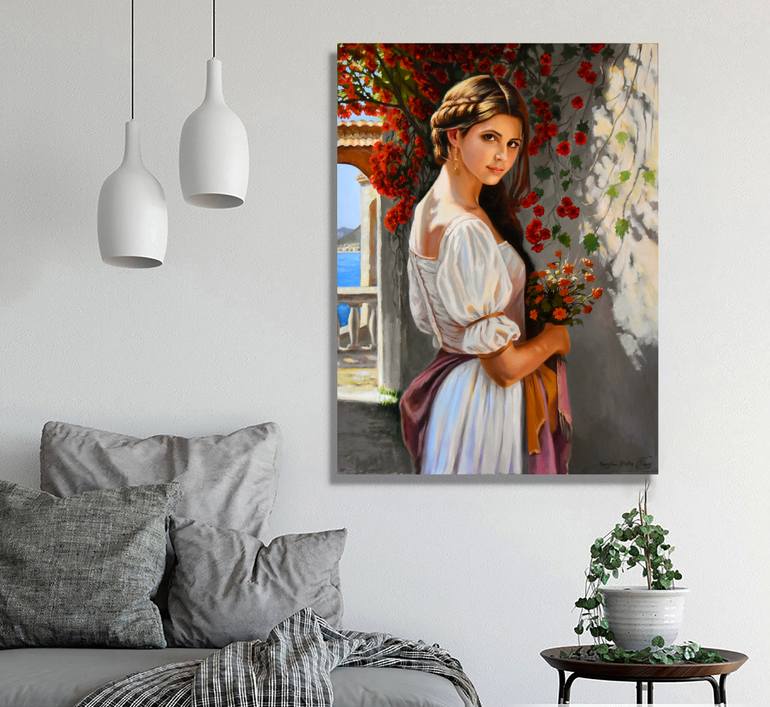 Original Figurative People Painting by Serghei Ghetiu