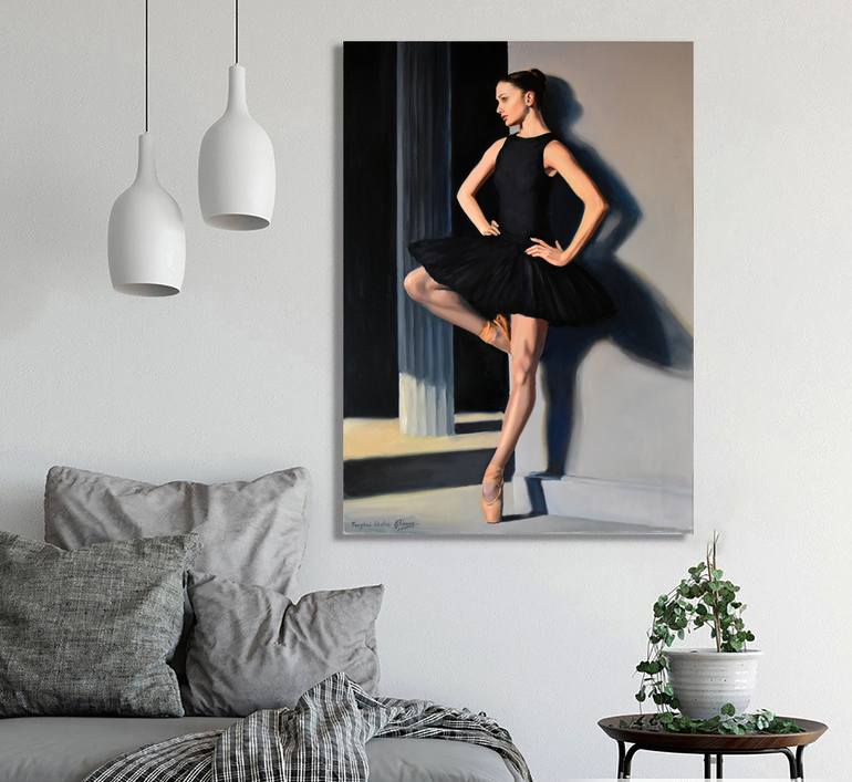 Original Photorealism People Painting by Serghei Ghetiu