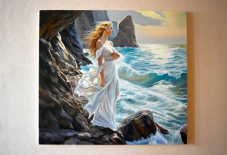 Original Figurative People Painting by Serghei Ghetiu