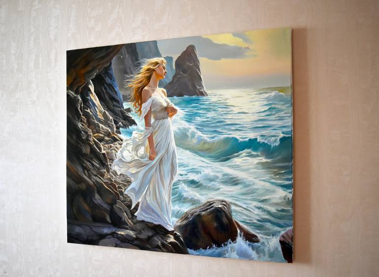 Original Figurative People Painting by Serghei Ghetiu