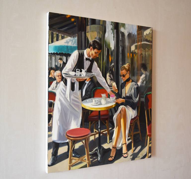 Original Figurative People Painting by Serghei Ghetiu