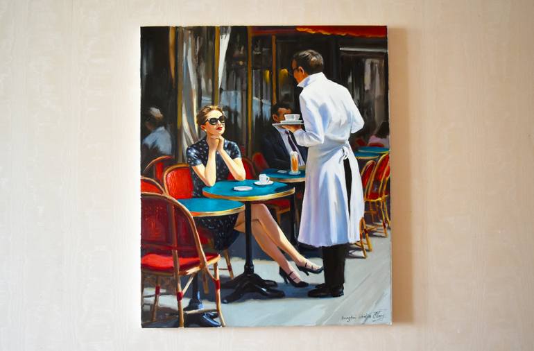 Original Figurative People Painting by Serghei Ghetiu