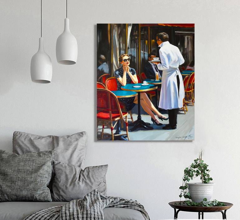 Original Figurative People Painting by Serghei Ghetiu