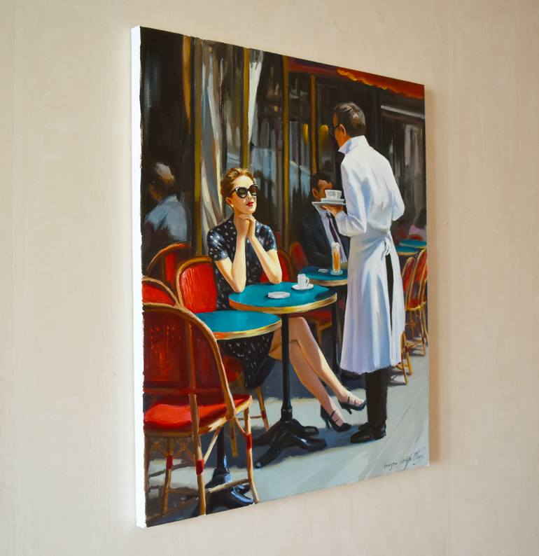 Original Figurative People Painting by Serghei Ghetiu