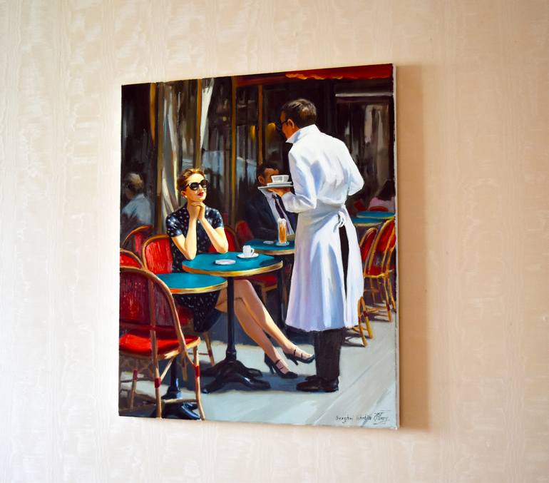 Original Figurative People Painting by Serghei Ghetiu