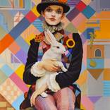 Hocus pocus woman with a rabbit by Serghei Ghetiu