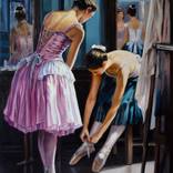 Ballerinas at the dressing room III by Serghei Ghetiu