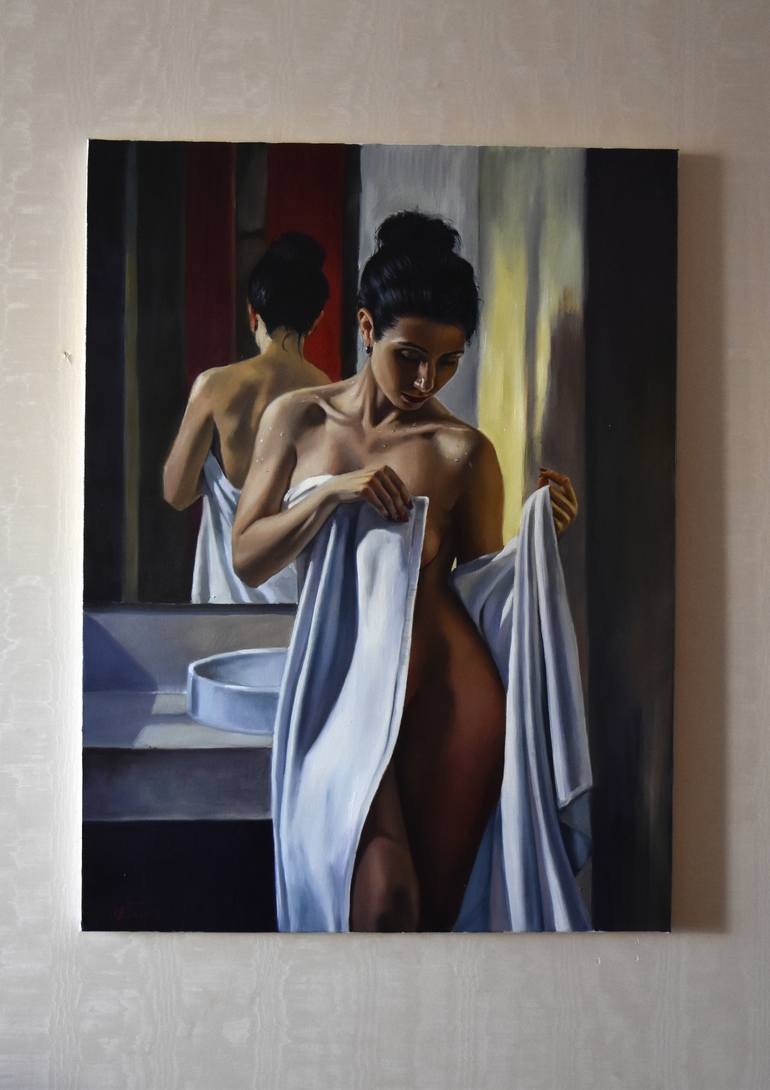 Original Nude Painting by Serghei Ghetiu