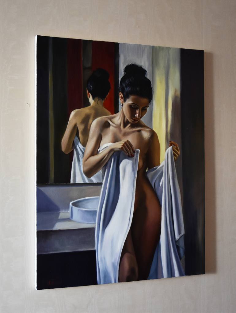 Original Nude Painting by Serghei Ghetiu