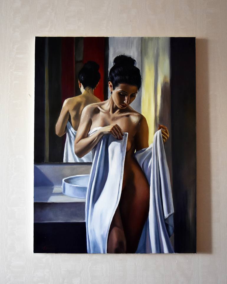 Original Nude Painting by Serghei Ghetiu