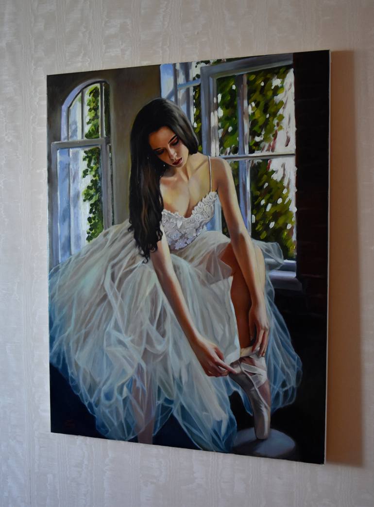 Original Figurative Performing Arts Painting by Serghei Ghetiu