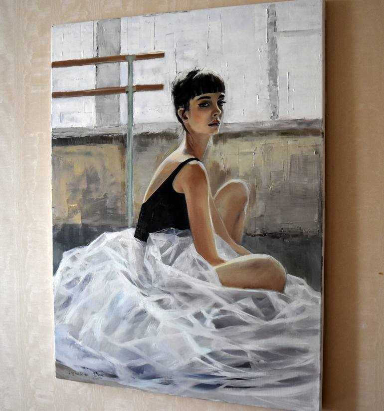 Original Impressionism Portrait Painting by Serghei Ghetiu