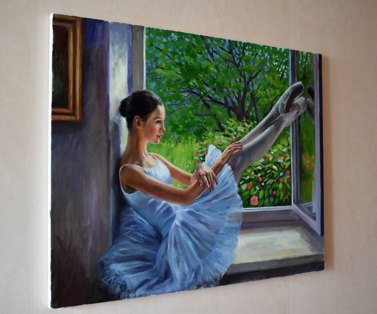 Original Figurative People Painting by Serghei Ghetiu