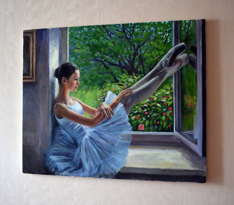 Original Figurative People Painting by Serghei Ghetiu