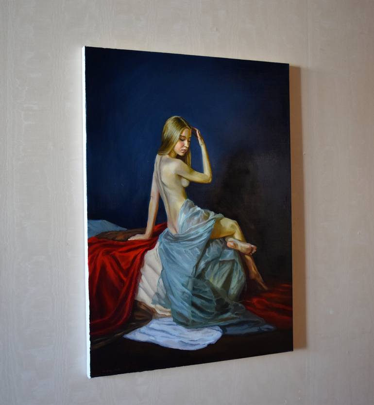 Original Nude Painting by Serghei Ghetiu