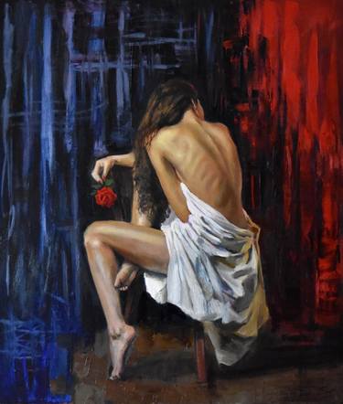 Print of Figurative Erotic Paintings by Serghei Ghetiu