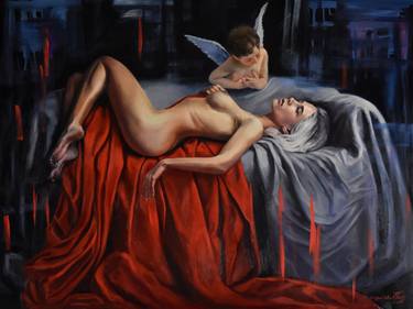 Print of Figurative Erotic Paintings by Serghei Ghetiu
