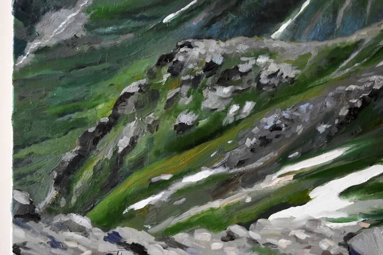 Original Impressionism Landscape Painting by Serghei Ghetiu