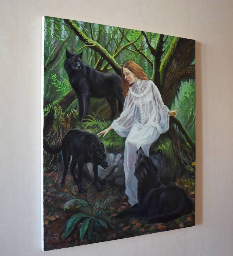 Original Figurative Nature Painting by Serghei Ghetiu
