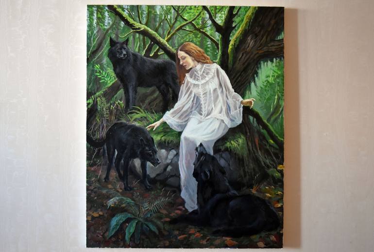 Original Figurative Nature Painting by Serghei Ghetiu