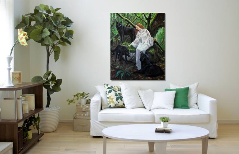 Original Figurative Nature Painting by Serghei Ghetiu