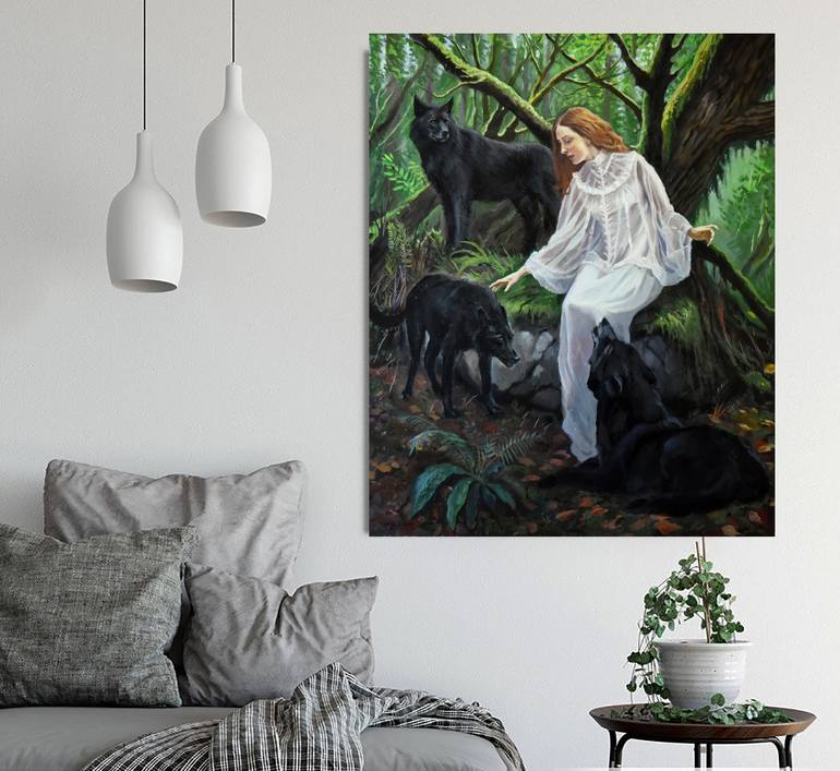 Original Figurative Nature Painting by Serghei Ghetiu