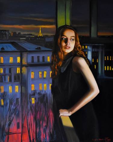 Print of Figurative Portrait Paintings by Serghei Ghetiu