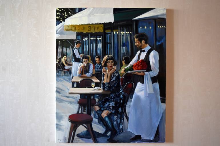 The roses from unknown II Painting by Serghei Ghetiu | Saatchi Art
