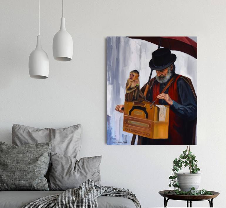 Original Figurative People Painting by Serghei Ghetiu