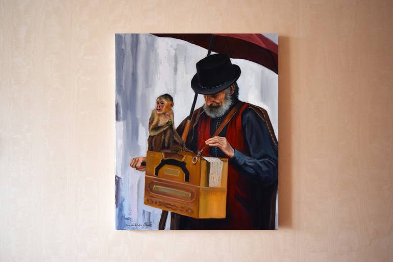 Original Figurative People Painting by Serghei Ghetiu