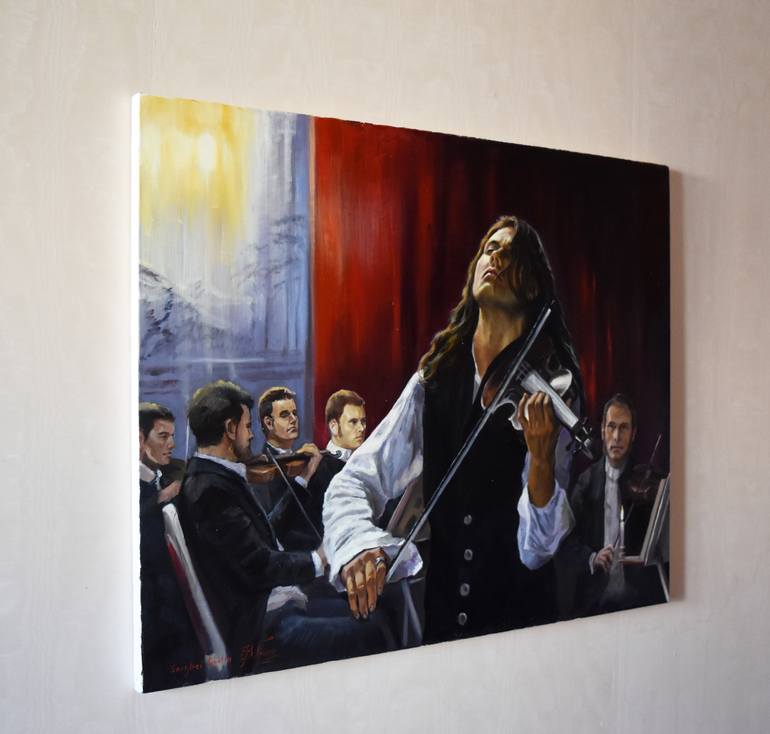 Original Figurative People Painting by Serghei Ghetiu