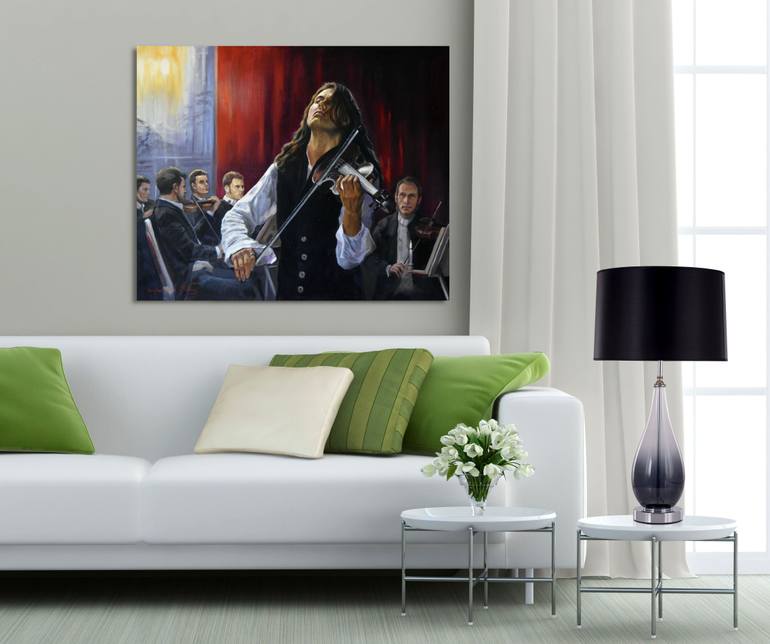 Original Figurative People Painting by Serghei Ghetiu