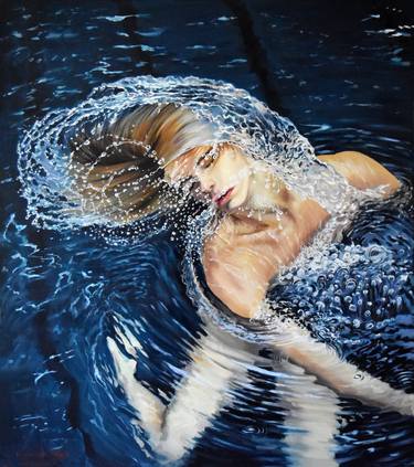 Print of Water Paintings by Serghei Ghetiu