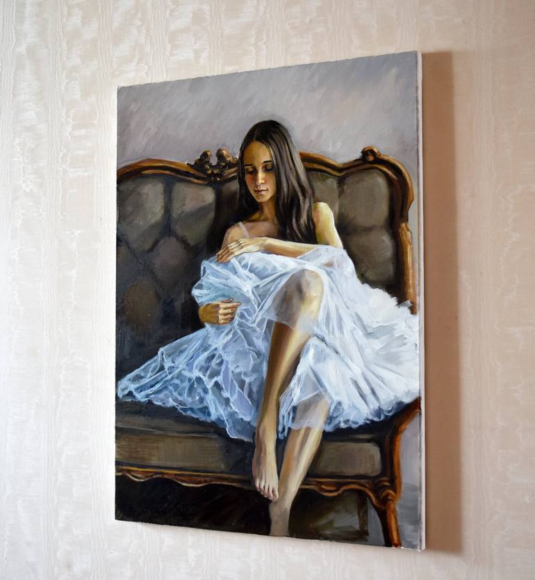 Original Portrait Painting by Serghei Ghetiu